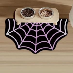 Thảm Trải Sàn Hình Mạng Nhện Người Ngoài Hành Tinh Halloween Chống Trơn Thẩm Mỹ Ma Quái Thảm Ngủ Thú Cưng Đáng Sợ Thảm Trang Trí Nhà Cửa Phong Cách Cổ Điển Thảm Trải Sàn Trong Nhà 100% Polyester