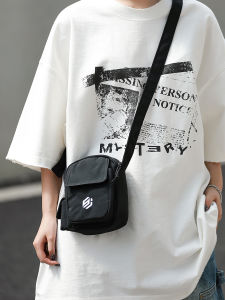 Trendy Brand Shoulder Bag Boys Casual Cell Phone Small Bag Messenger Bag Ins Japanese Style Small Shoulder Bag Girls Lightweight Backpack