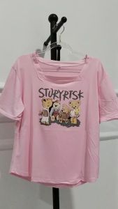 Atasan Wanita Dewasa Import Kerah Persegi Variasi 4Bear Oval Storyrtsk Model Kekinian
