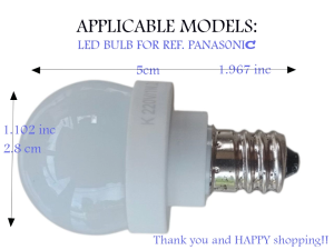 Led bulb for Panasonic Refrigerator
