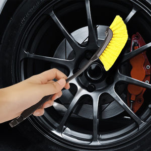 Multifunctional Portable Wear-resistant Durable Long-handled Car Gap Cleaning Brush Automotive Exterior Wheel Hub Dust Removal Decontamination Brush