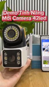 Camera Yoosee 2 Mắt Ngoài Trời 42Led 15MP Báo động chống trộm Ban đêm có màu