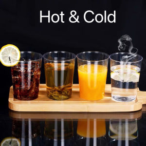 20pcs/pack Aviation Crystal Hard Plastic Cup Drinks Cup Reusable Tea Coffee Cup Dessert Cups Party Decoration Supplies