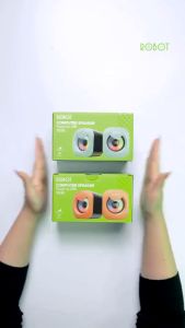 ROBOT Speaker USB RS180 Multimedia Portable / Speaker Music Mini for Gaming Computer Laptop etc Original