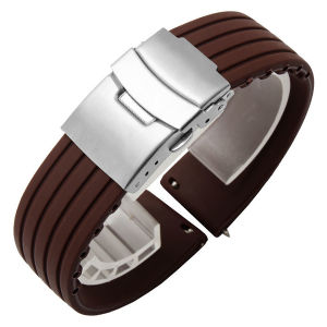 Đa Năng Dây Đeo Đồng Hồ Silicon Phát Hành Nhanh Họa Tiết Lốp Dây Đeo Cho Đồng Hồ Seiko 18/20/22/24Mm Nam Nữ Vòng Tay Cao Su