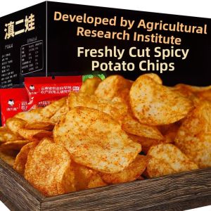 Diabetic Friendly Spicy Potato Chips Sugar Free Snacks for Pregnant Women And Middle Aged Elderly with High Blood Sugar