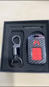 Case Carbon Smartkey Cover Key Kunci Honda CRV Civic 3 Tombol - 7102