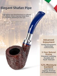 SAVINELLI | Elegant Imported Carving Filter Wooden Pipe