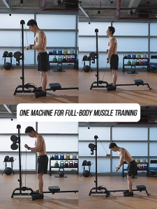 Home Dumbbell Rowing Machine Foldable Adjustable Weight Multi-Functional for Fitness & Fat Loss