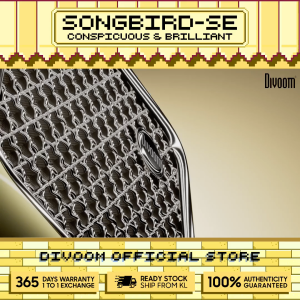 Divoom Songbird-SE Comspicuous & Brilliant Speaker + Dual Microphone & Stylish Handbag Design - Yellow
