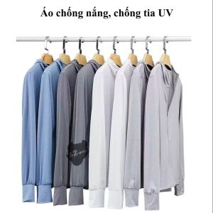 Áo chống nắng namáo khoác đi nắng chất vải kim cương có big size 4xl cho người 100kg