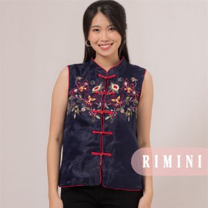 RIMINI - Atasan Perempuan Blouse Choengsam Yukensi Organza S-XL -Guiying Top 85901
