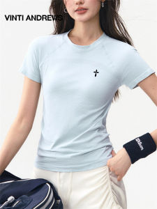 Quick Drying Slim Fit Womens Short Sleeve T-shirt