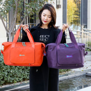 Oversized Clothes Portable Luggage Bag Women Lightweight Large Capacity Short-Distance Travel Storage Bag Can Cover Trolley Case