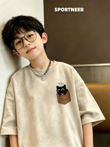 Cotton Retro Style T Shirt for Boys