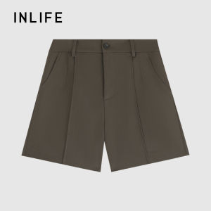 INLIFE | Vintage Business High-Waisted Shorts