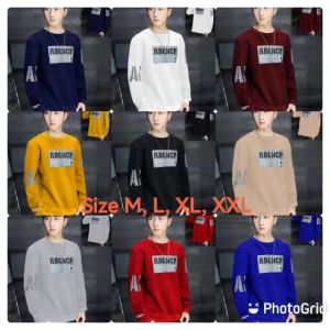 Bisa COD Sweater Keren Kaos Pria Distro Reborn Rboncp Crewneck Trendy Sweatshirt Elegan Sweter Tebal