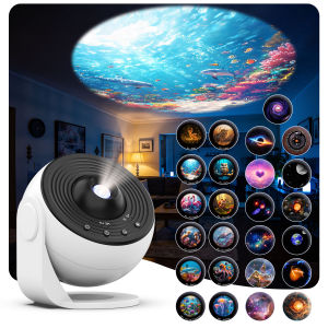 25 in 1 Bedroom Galaxy Projector Pro Home Planetarium Projector Pro Lamp 4K HD Star Projector Pro For Kids Adult Room Decoration