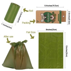 Shipped from Manila: Degradable Pet Trash Bag Pick Poop Bag Biodegradable Dog Poop Bag Dispenser Pet Supplies - A Variety of Specifications Are Available