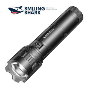 SmilingShark SD0523 Led Flashlight Work Light High Lumen Highlight Highbrightness Large Capacity USB Rechargeable 4modes Waterproof for Outdoor Camping Hiking Running Repairing Walking