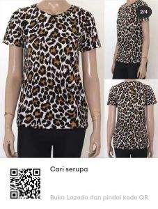 #Blouse Leopard #Atasan motiv macan #hanya atasan tanpa bawahan
