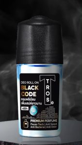 Lăn khử mùi nam TROS BLACK CODE hương nước hoa sang trọng lịch lãm chống ố vàng áo lưu hương suốt 48h Thái Lan 25ml & 45ml