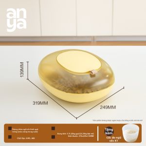 anya | Thùng Chứa Grain Chống Ẩm & Côn Trùng Đạt Tiêu Chuẩn Thực Phẩm