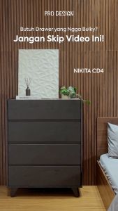 Pro Design Nikita CD4 Lemari Laci