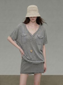 GULILI | Loose Drop Shoulder Side Pockets Chic Suit