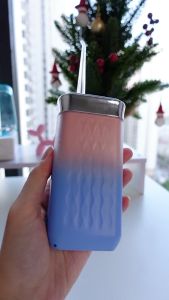 ALLTOU Dental Floss Elektrik Water Flosser Portable Semprotan Gigi Oral Irrigator USB Pembersih Gigi Berwarna merah muda