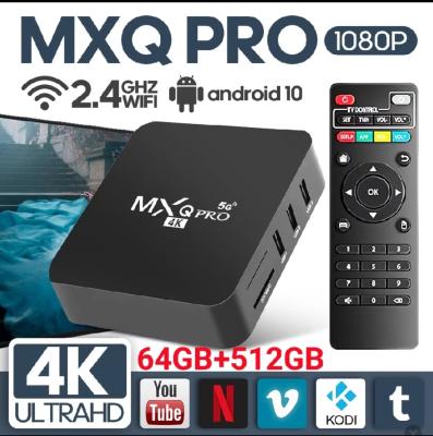 ✅Cod MXQ PRO Android TV BOX 4K HD Smart Set Top Box 64gb ram 512  rom 2.4gb HZ 5G WIFI CONECTIONS