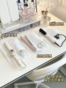 Anti-Scald Silicone Hair Curler Heat Insulation Cosmetics Bag Hair Straightener Buggy Bag Travel Portable Electric Curler Sets Plywood Protective Cover