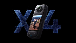 Insta360 X4 Ultimate 8K Active HDR Waterproof 360° Action Camera with Integrated Microphone & Flip-Up Screen