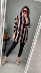 OVERSIZE TOP ATASAN RAJUT JUMBO TANGAN PANJANG WANITA KEKINIAN