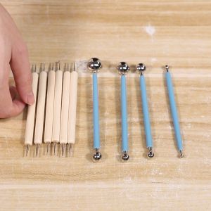 10 Piece Dotting Tools Ball Styluses for Mandala Rock Painting Pottery Clay Craft Embossing Art