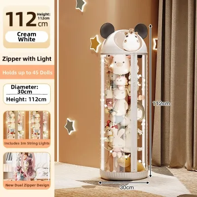 Transparent Large Stuffed Toy Storage Bucket