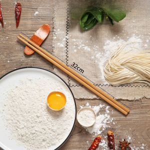 Nan Bamboo Long Chopsticks Heat Resistant Anti-Scald Kitchen Special Use for Cooking Deep-Frying Noodles Hot Pot Chopsticks