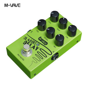M-VAVE | M-VAVE Classic Guitar Delay Effects Pedal - 600ms Analog Delay True Bypass EQ/Volume Control Dual Power (9V/USB)