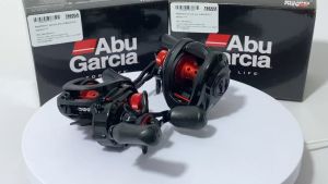 รอกหยดน้ำ รอกเบท ABU GARCIA ฺBLACKMAX4  [ สีดำ-แดง ] 4+1BB ของแท้ 100%