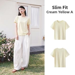 Semir | Solid Round Neck Regular Shoulder T-Shirt
