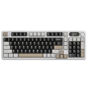 ATTACK SHARK | Attack Shark X98 Pro Gaming Mechanical Keyboard 98 Keys Tri-Mode Bluetooth Screen CNC Knob Hot-Swap Gasket Mount RGB For Gamer
