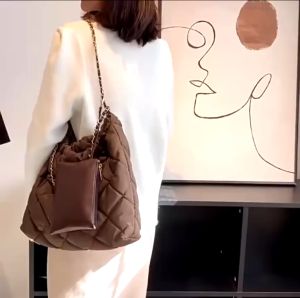 LITTLE DAISY | CINDY Shoulder Bag / Tote bag Tas Kuliah Tas bahu Kerja / Tas Bahu Puffy Wanita Import / Tas Totebag Wanita Premium Quality Viral