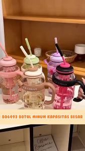 Gratis Ongkir -  Botol Minum Kapasitas Besar / Infused Drinking Bottle / Botol Minum Kapasitas 1300 mL / Botol Minum Buah Motif Unik