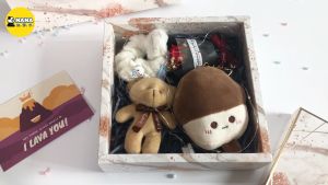 Gift Set Box Anniversary Birthday Surprise Graduation Gift Couple Plush Toy Rose Bouquet Stress Reliever Hair Band Sanrio Squishy Dragon Hari Jadi Pasangan Ulang Tahun Hadiah 情侣毕业周年生日情侣礼盒