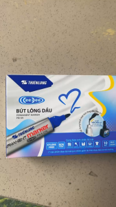 Bút lông dầu 2 đầu bút Thiên Long PM-09 - mực đều bám chắc trên nhiều chất liệu