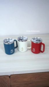 Sinda Mug Portable Anti Tumpah Stainless Steel 304 Aesthetic 500 ml & Aesthetic Box