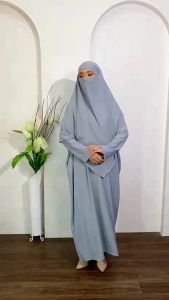 Gamis Syari Set Jilbab Cadar Yoora Gamis Syari Polos Gamis Set Terlaris