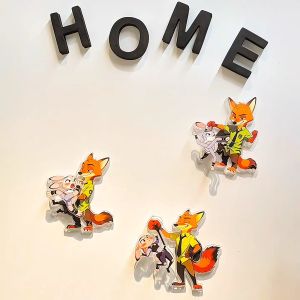 CEYU | Nick and Judy Zootopia Acrylic Fridge Magnet 2025 New
