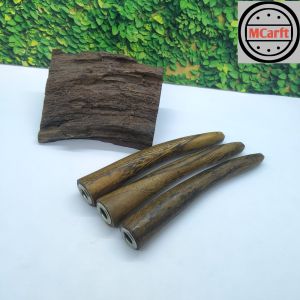 Cangklong Once pipa kayu kelor Jawa 10cm B274