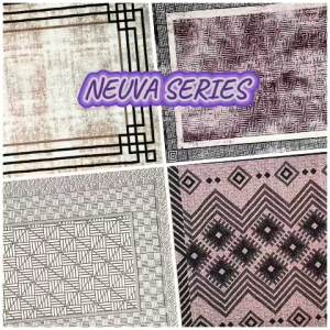 Tren-D-rugs Keset kaki abstrak motif eropa modern alas pintu depan lantai dapur anti slip 40 cm x 60 cm - NMs